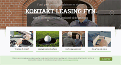 Desktop Screenshot of leasingfyn.dk
